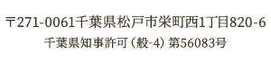 千葉県松戸市栄町西1丁目820-6